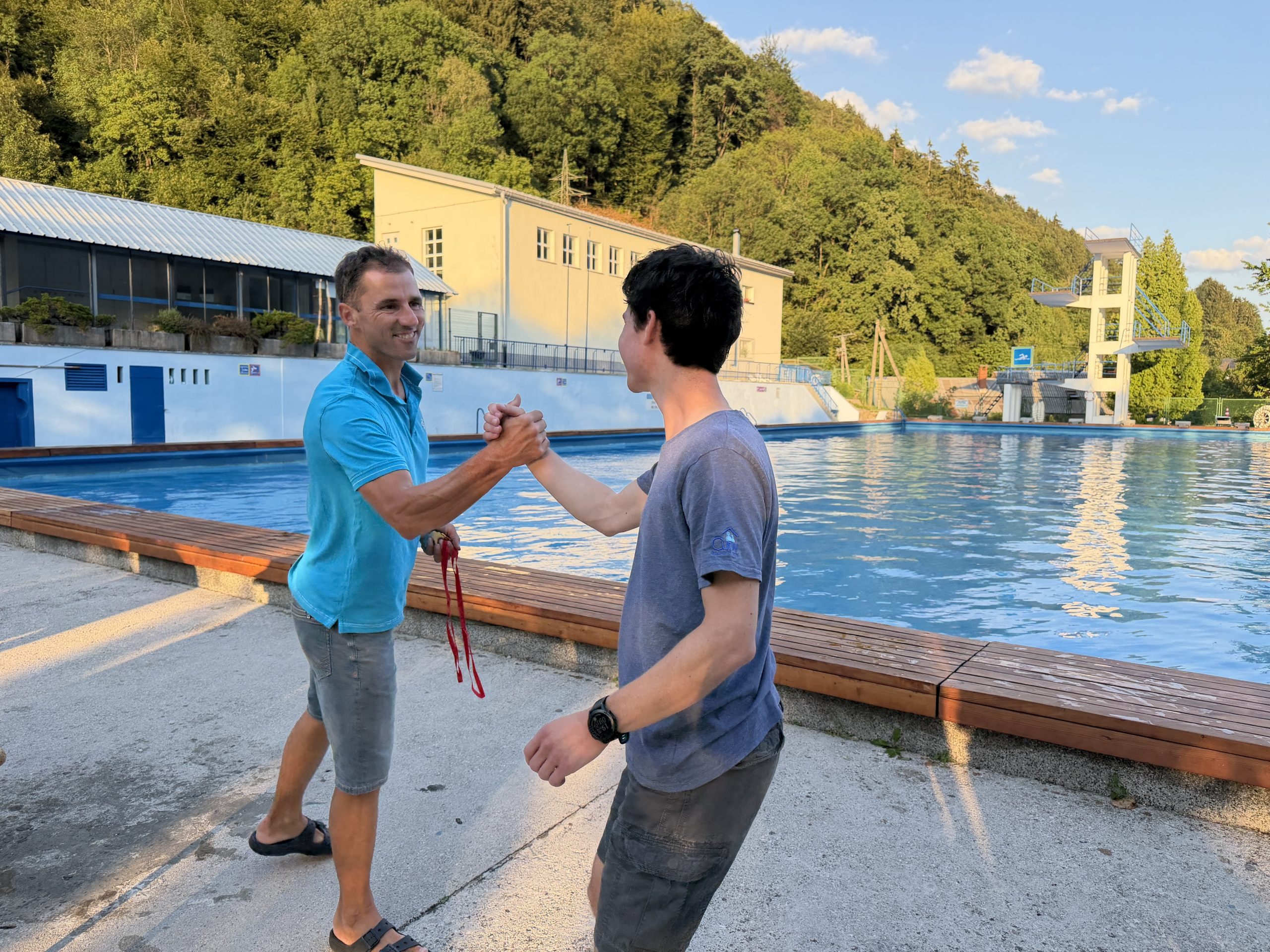 Udeleženci in spremljevalci na Kopališču Ukova