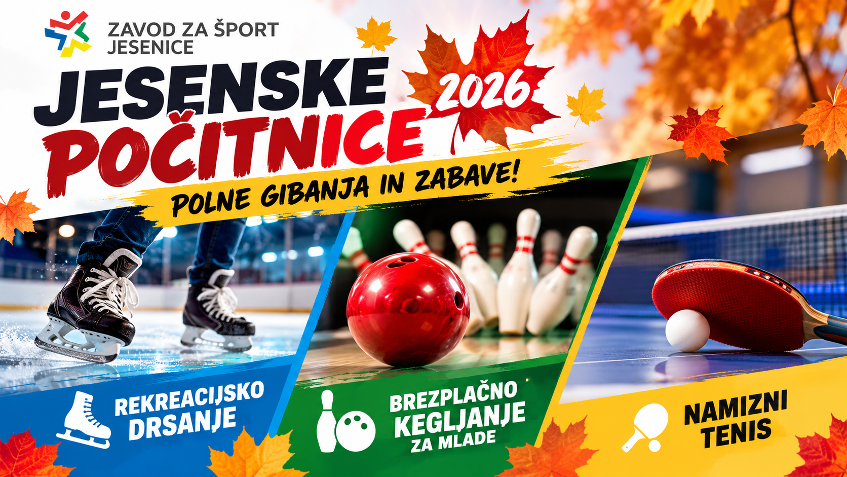 Aktivnosti za mlade v času jesenskih počitnic